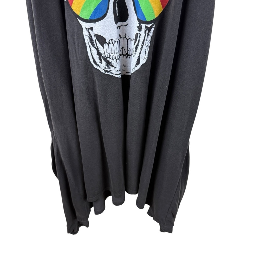 Lauren Moshi Skull Graphic Midi Dress Size XS - Picture 5 of 9